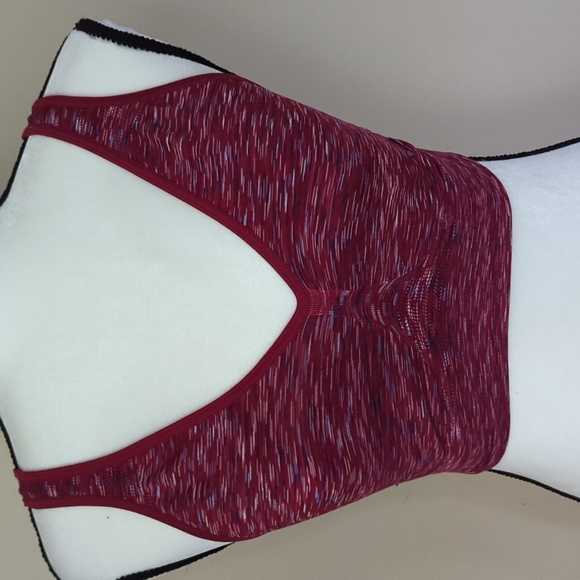 Other - Athletic Stretchy Sports Bra L Red Blue